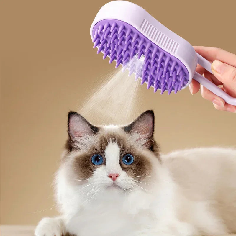 Self-Cleaning Pet Hair Removal Comb – Slicker Brush for Cats