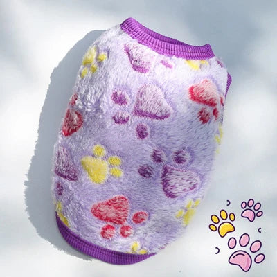 Winter Pet Coat & Vest – Soft Fleece Outfit for Small Cats