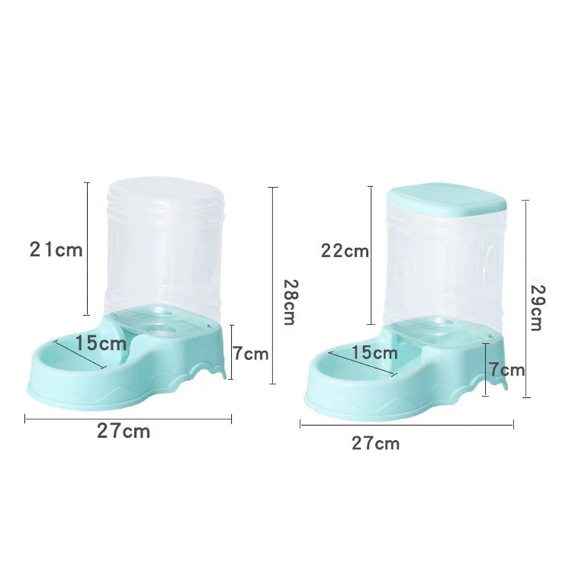 Automatic Pet Feeder & Water Bowl – 3.8L Large Capacity Dispenser for Cats & Dogs