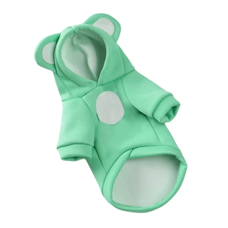 Cute Winter Pet Hoodie – Warm Outfit for Hairless Cats & Sphynx Kittens