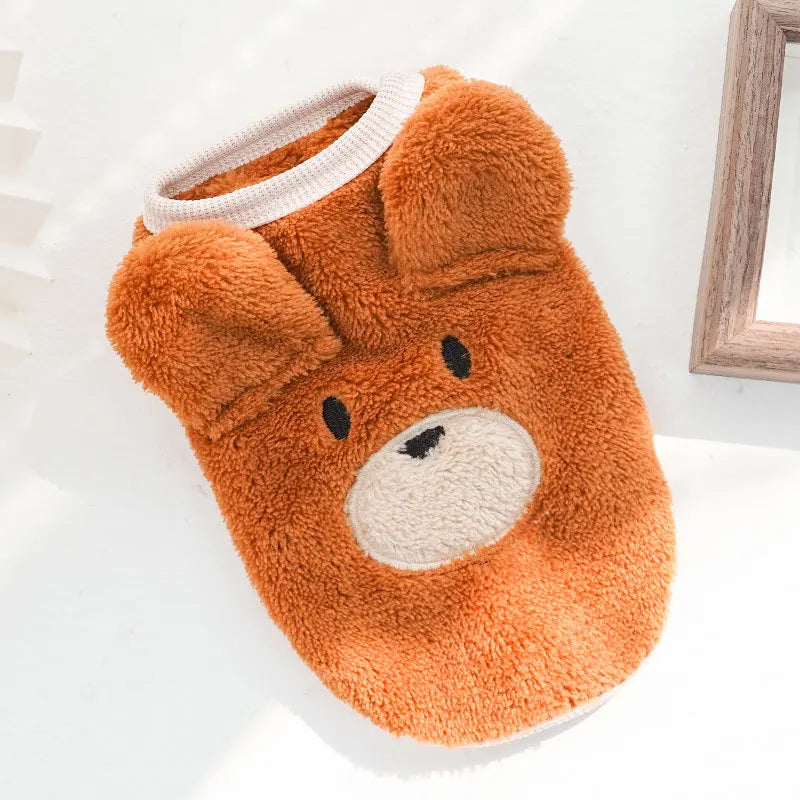 Winter Pet Coat & Vest – Soft Fleece Outfit for Small Cats