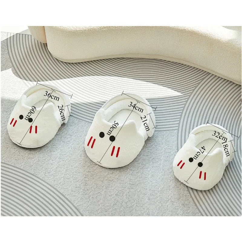 2025 Semi-Enclosed Pet Kennel – Winter Warm, All-Season Non-Slip Gray Bed for Cats