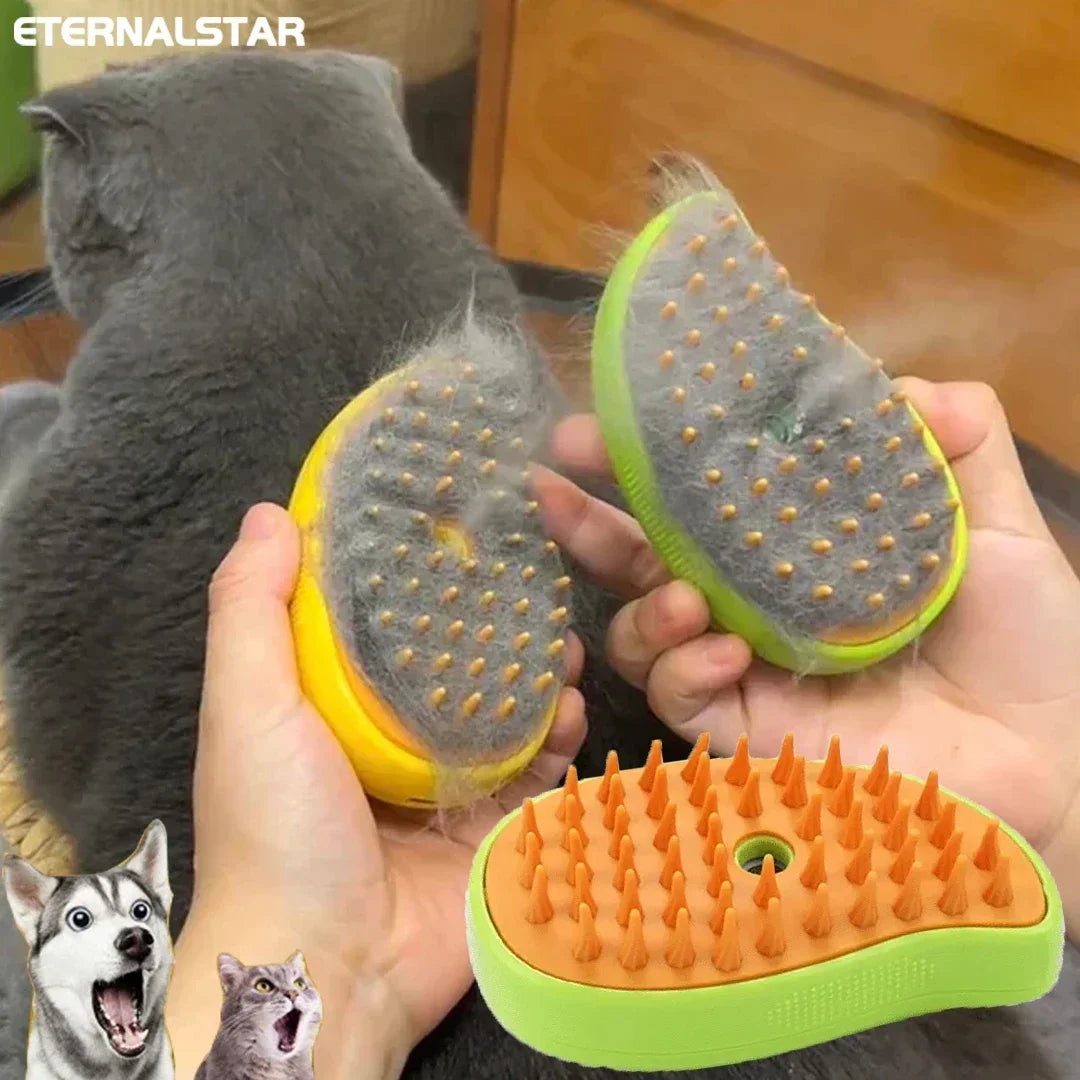 Self-Cleaning Pet Hair Removal Comb – Slicker Brush for Cats