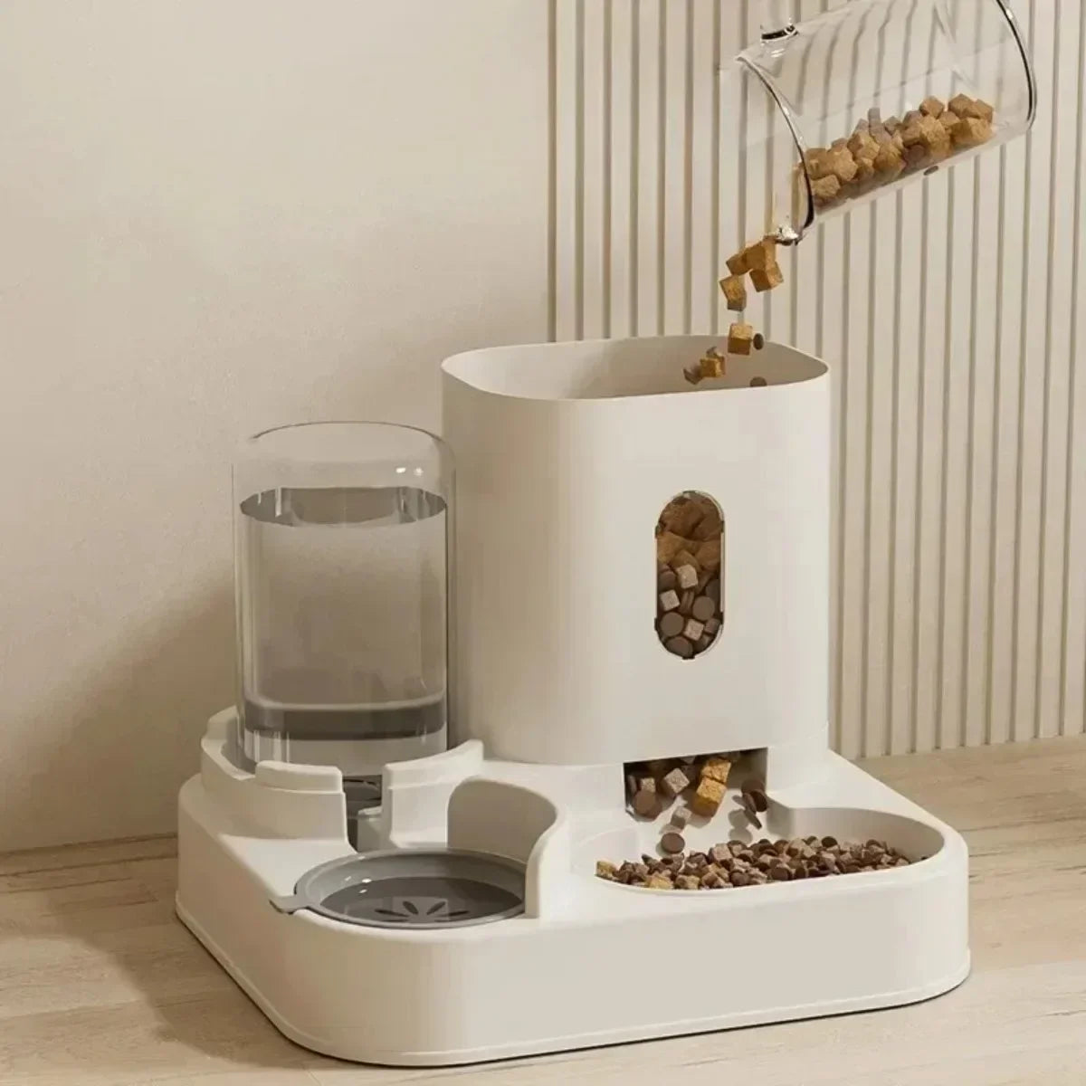 Automatic Pet Feeder & Water Fountain – Large Capacity Dispenser for Cats & Dogs