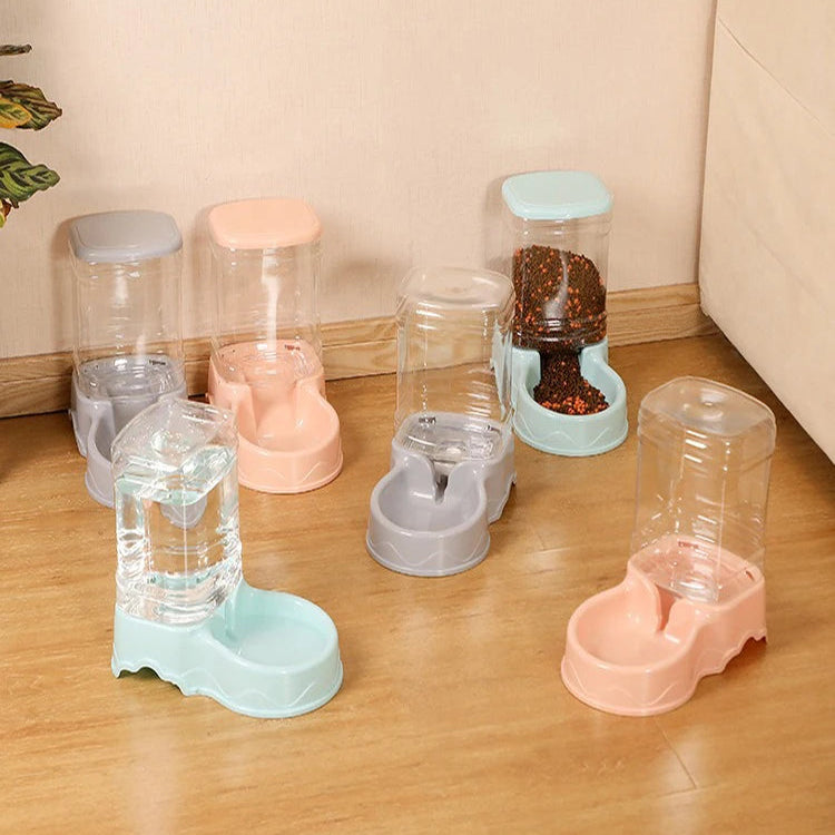 Automatic Pet Feeder & Water Bowl – 3.8L Large Capacity Dispenser for Cats & Dogs