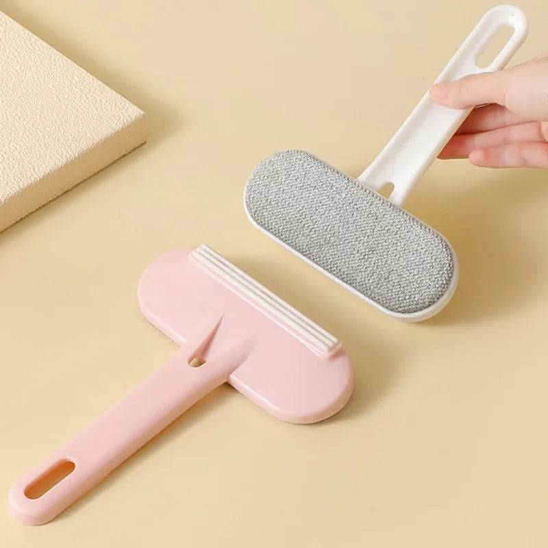 Double-Sided Pet Hair Remover Brush – Cat  Grooming Tool and Wool Collector