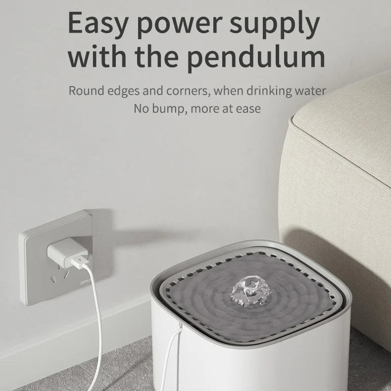 3L Cat Water Fountain – Automatic USB Quiet Filtered Water Dispenser
