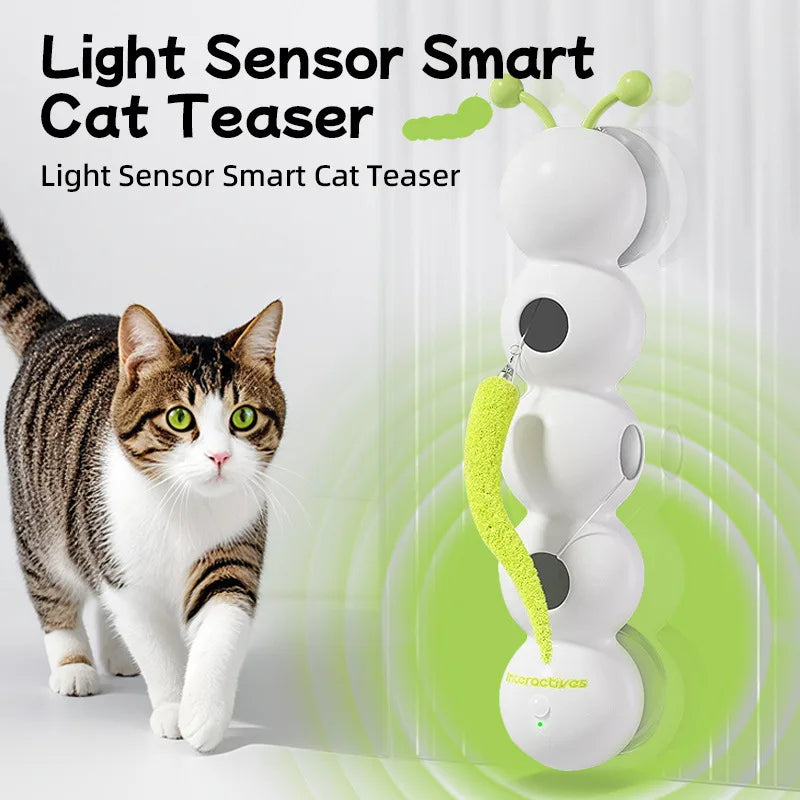 Intelligent Interactive Cat Stick Pro – Replaceable Tail, Durable Toy for Multi-Cat Homes