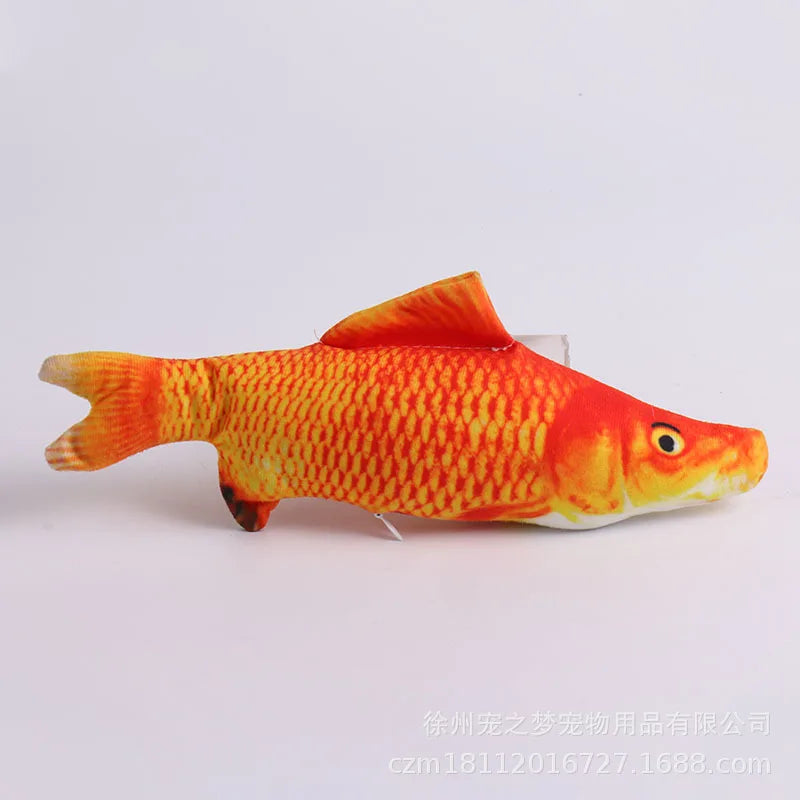 3D Plush Fish Cat Toy – Interactive Catnip Toy for Cats, Fun Gift