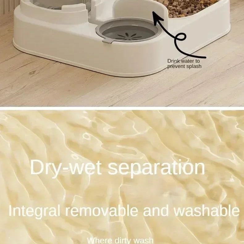 Automatic Pet Feeder & Water Fountain – Large Capacity Dispenser for Cats & Dogs