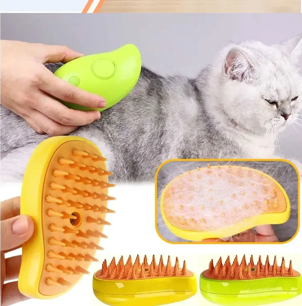 Self-Cleaning Pet Hair Removal Comb – Slicker Brush for Cats