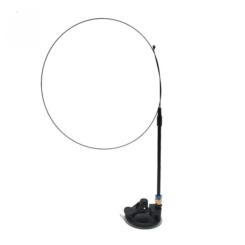 Hands-Free Feather Cat Wand – Suction Cup Interactive Toy with Bell for Cats