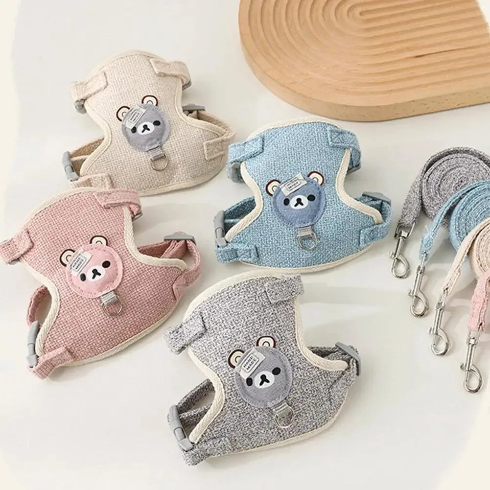 Kittens Harness & Collar – Adjustable Pet Supplies for Small Cats