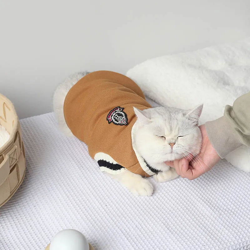 Winter Pet Sweater – Pullover Vest for Small  Cats