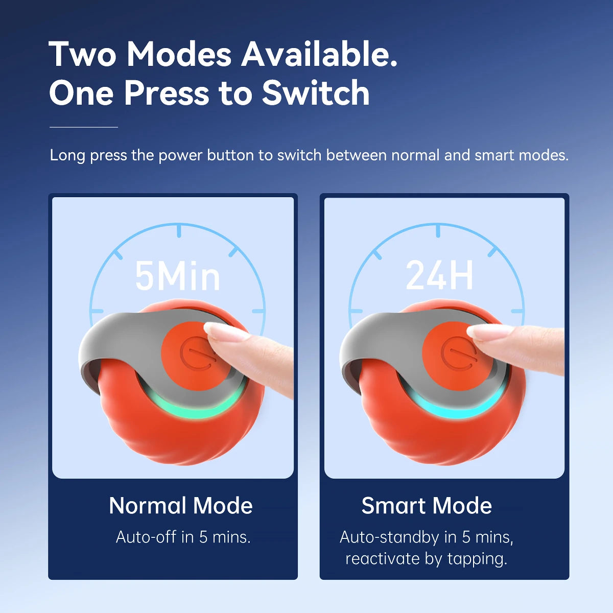 Interactive Rolling Cat Toy Ball – Small Tail Ball for Indoor & Outdoor Play