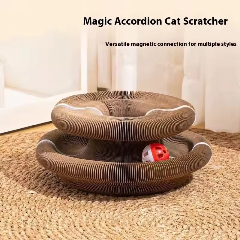 Cat Scratching Board Nest – Wear-Resistant Corrugated Paper Claw Grinder Toy