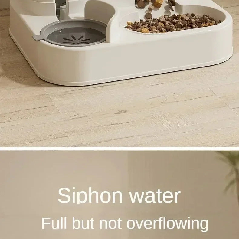 Automatic Pet Feeder & Water Fountain – Large Capacity Dispenser for Cats & Dogs