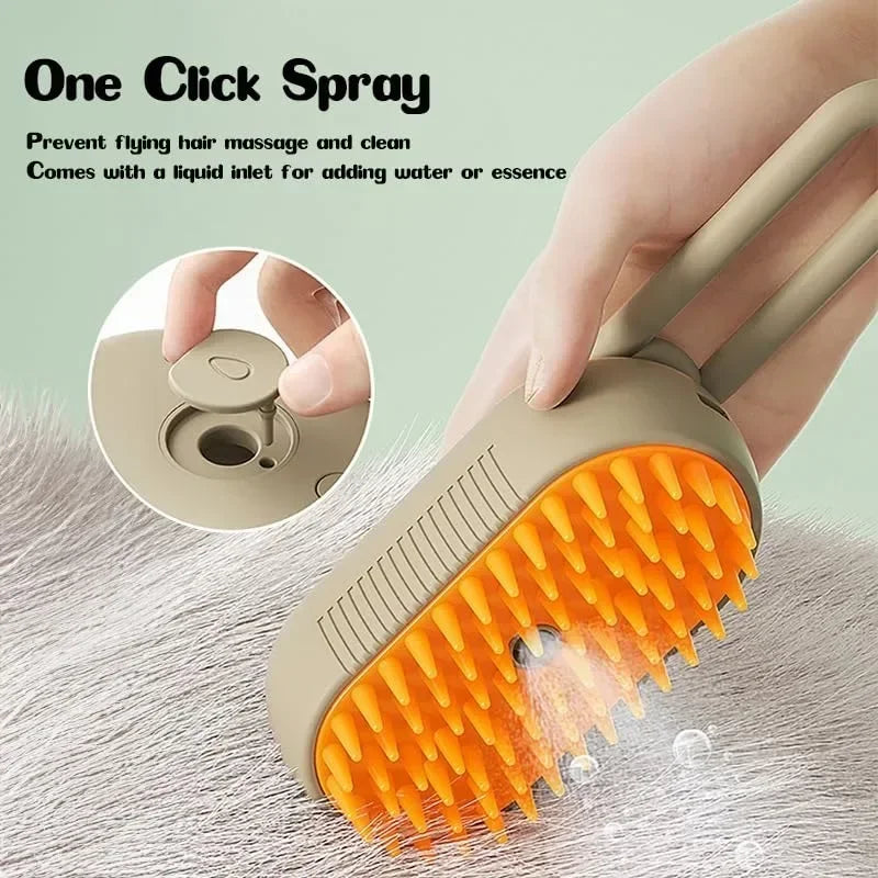 Self-Cleaning Pet Hair Removal Comb – Slicker Brush for Cats