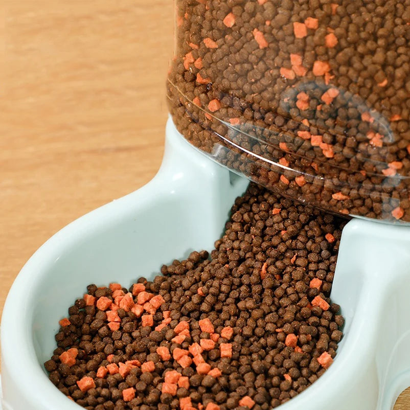 Automatic Pet Feeder & Water Bowl – 3.8L Large Capacity Dispenser for Cats & Dogs