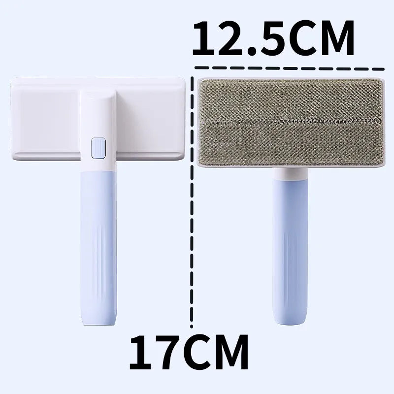 Double-Sided Pet Hair Remover Brush – Cat  Grooming Tool and Wool Collector