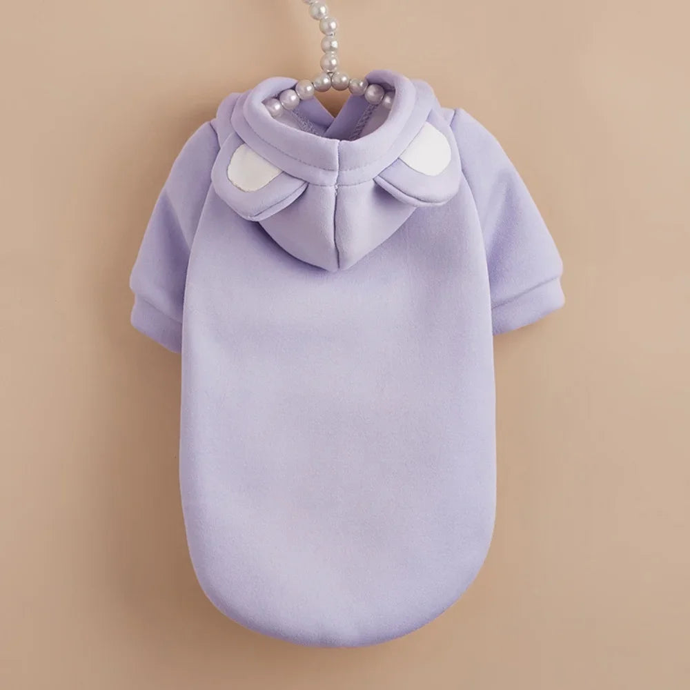 Cute Winter Pet Hoodie – Warm Outfit for Hairless Cats & Sphynx Kittens