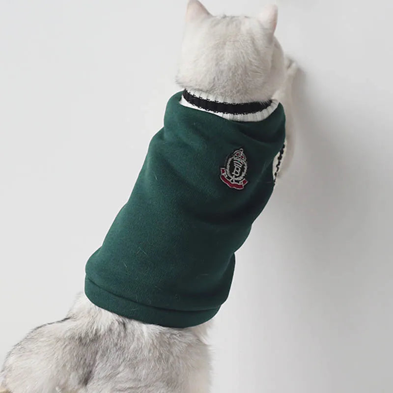 Winter Pet Sweater – Pullover Vest for Small  Cats