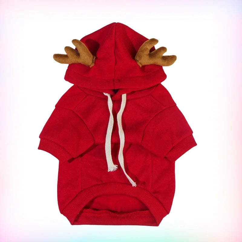 Halloween Pet Hoodie – Dinosaur Cosplay Fleece Sweater for Small Cats