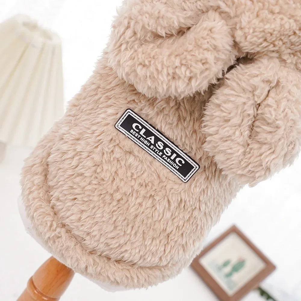 Autumn/Winter Pet Hoodie – Warm & Thick Cute Pattern Hoodie for Cats