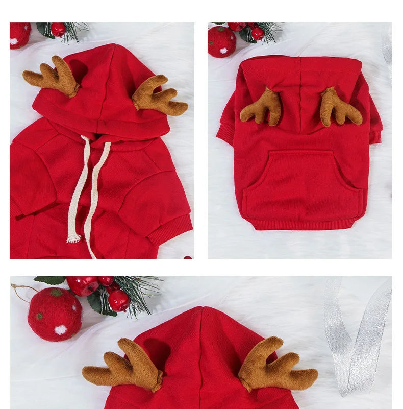 Halloween Pet Hoodie – Dinosaur Cosplay Fleece Sweater for Small Cats