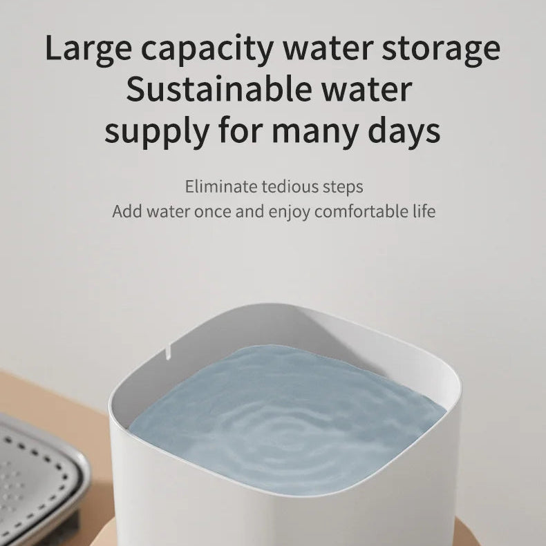 3L Cat Water Fountain – Automatic USB Quiet Filtered Water Dispenser