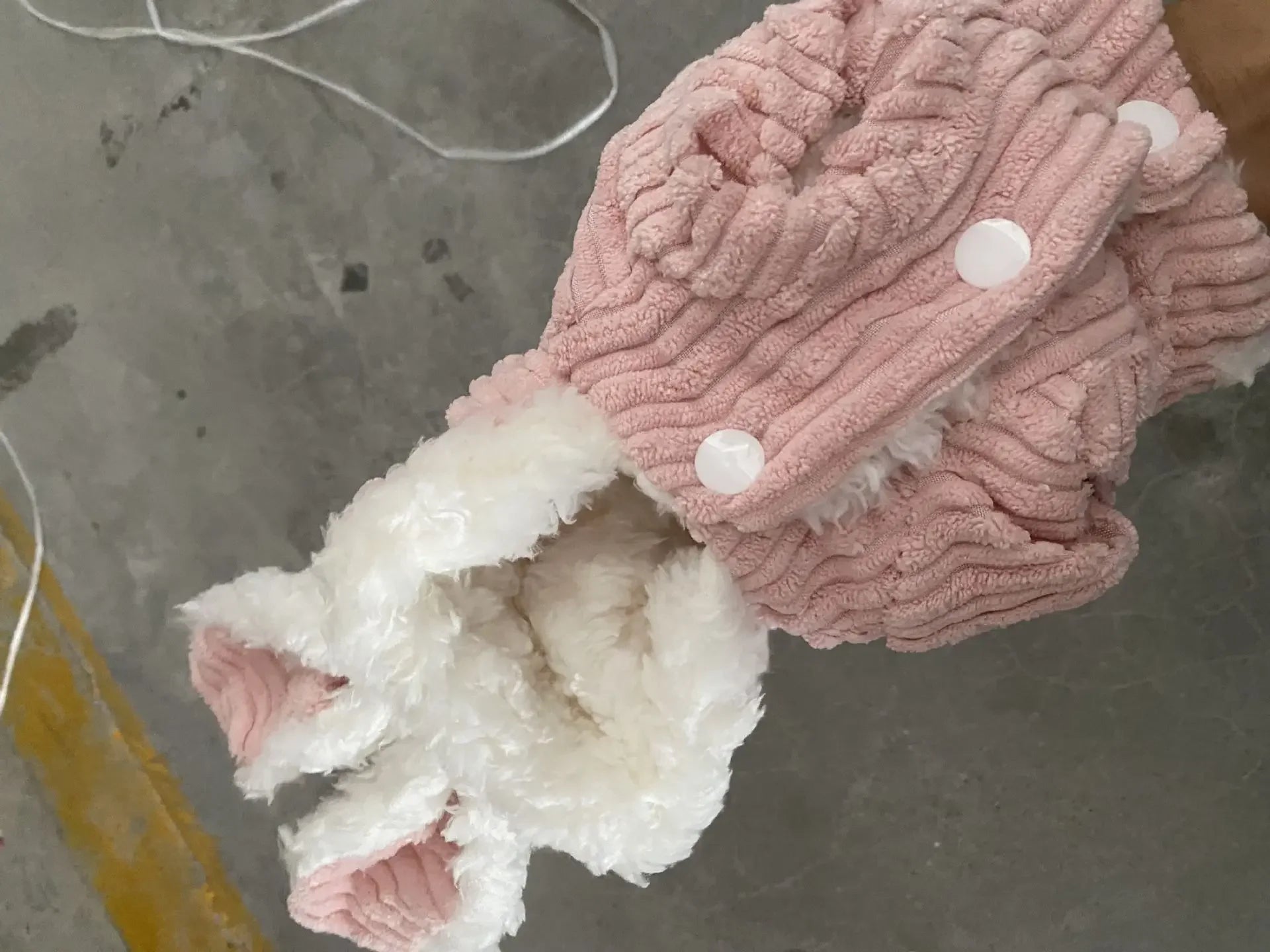 Warm Winter Pet Hoodie – Cute Bunny Coat for Kittens, Cats