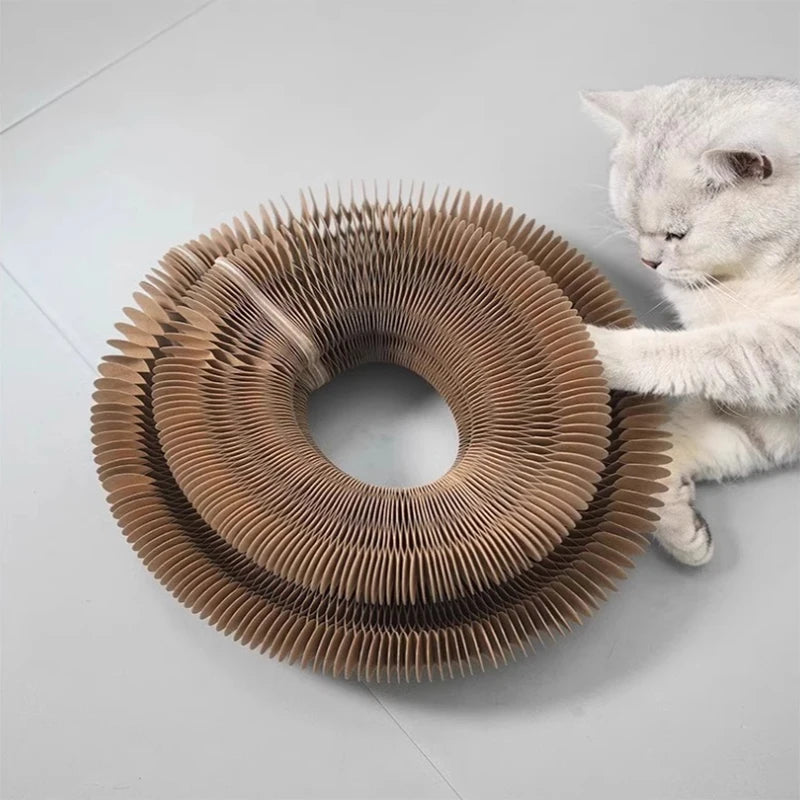 Cat Scratching Board Nest – Wear-Resistant Corrugated Paper Claw Grinder Toy
