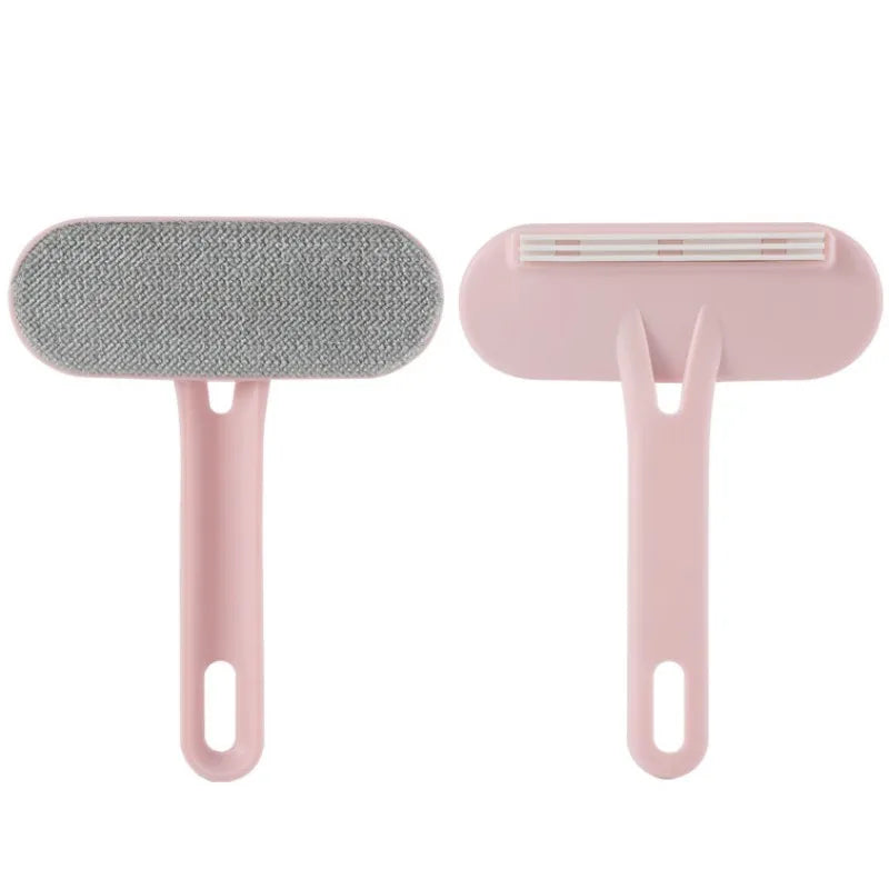 Double-Sided Pet Hair Remover Brush – Cat  Grooming Tool and Wool Collector