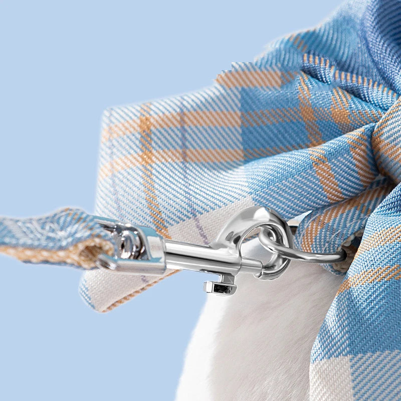 Cute Pet Harness Vest – Cat Collar with Breast Strap and Traction Rope, for Kittens