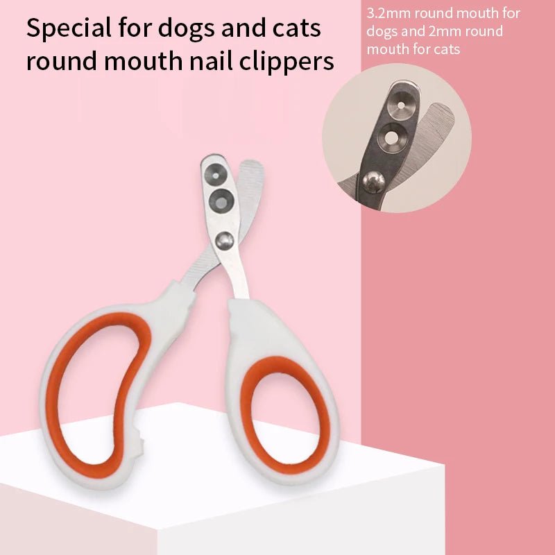 Professional Pet Nail Clippers – Stainless Steel Claw Trimmer for cats