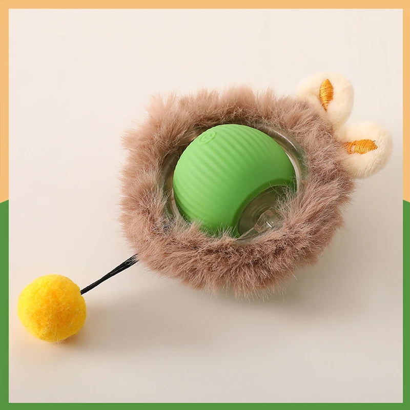 Smart Interactive Cat Toy Ball – Motion-Activated Rolling Hide & Seek for Kittens