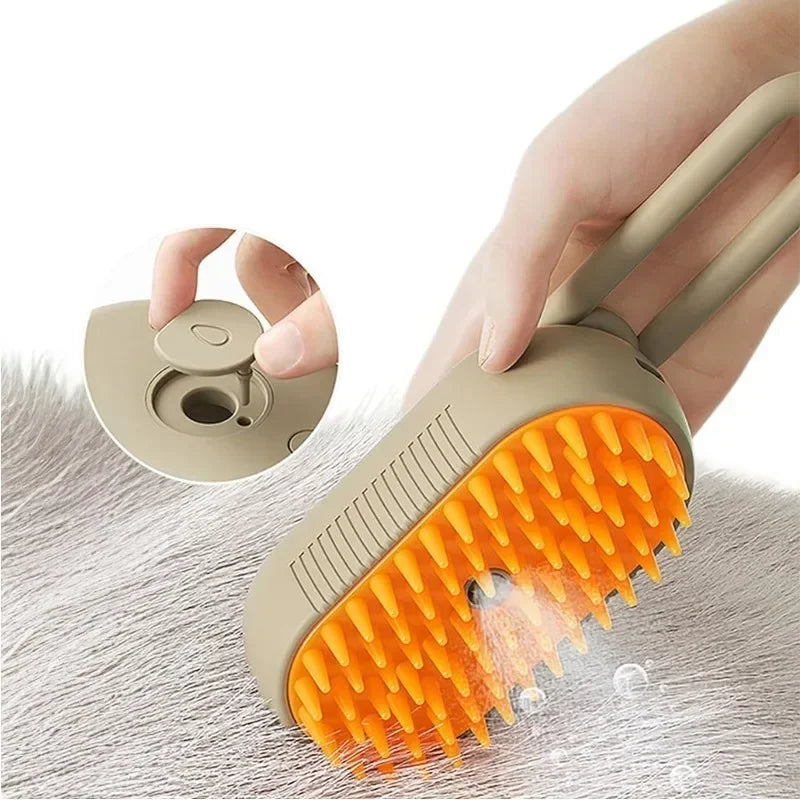 Self-Cleaning Pet Hair Removal Comb – Slicker Brush for Cats