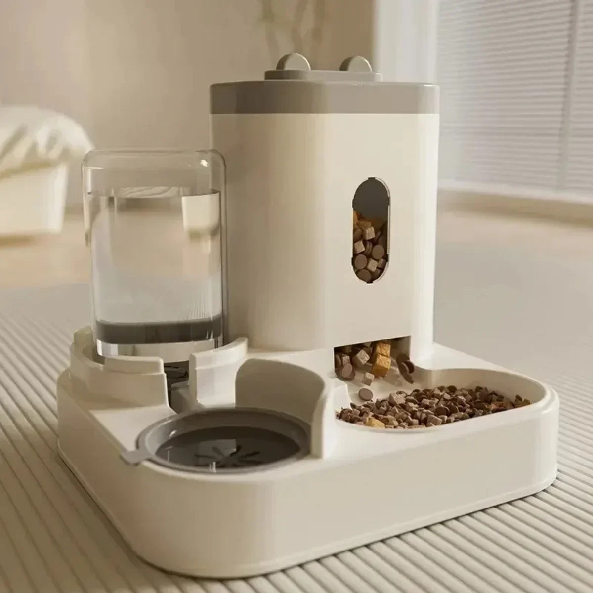 Automatic Pet Feeder & Water Fountain – Large Capacity Dispenser for Cats & Dogs