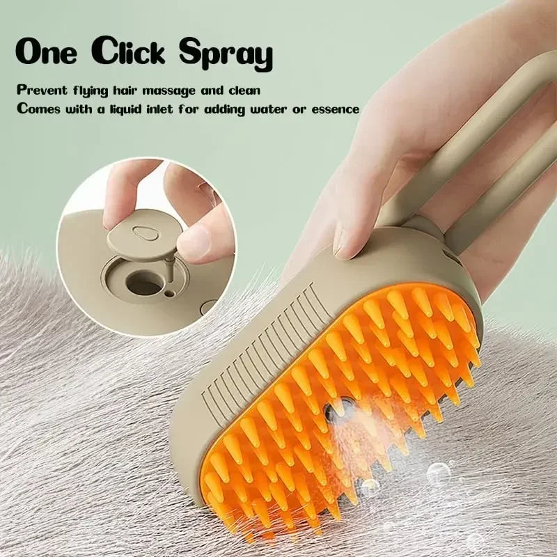 Self-Cleaning Pet Hair Removal Comb – Slicker Brush for Cats