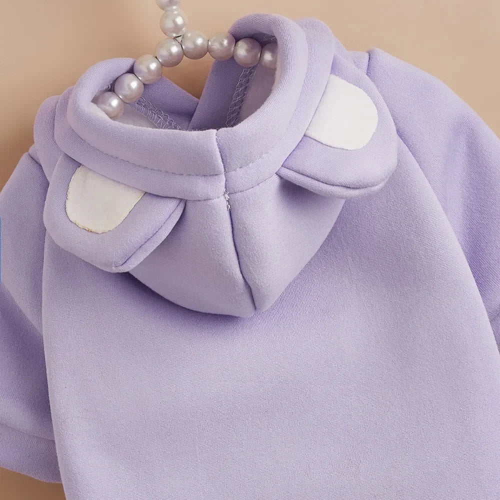 Cute Winter Pet Hoodie – Warm Outfit for Hairless Cats & Sphynx Kittens