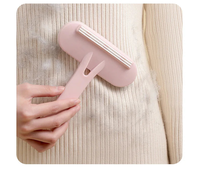 Double-Sided Pet Hair Remover Brush – Cat  Grooming Tool and Wool Collector
