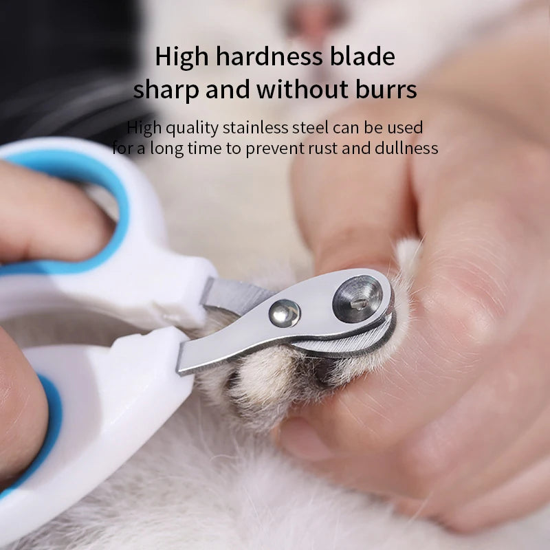 Professional Pet Nail Clippers – Stainless Steel Claw Trimmer for cats