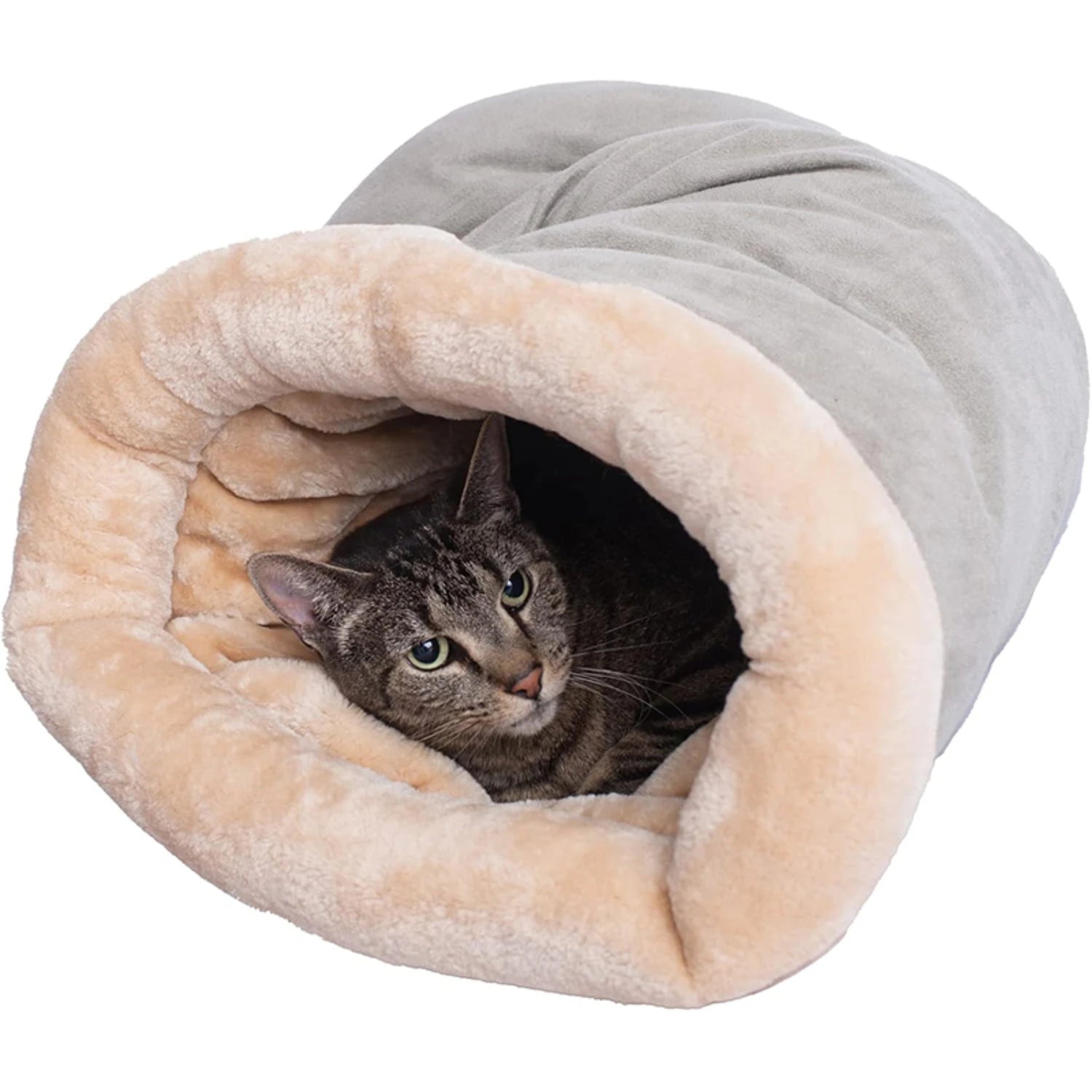 Autumn/Winter Semi-Enclosed Cat Sleeping Bag – Warm Washable