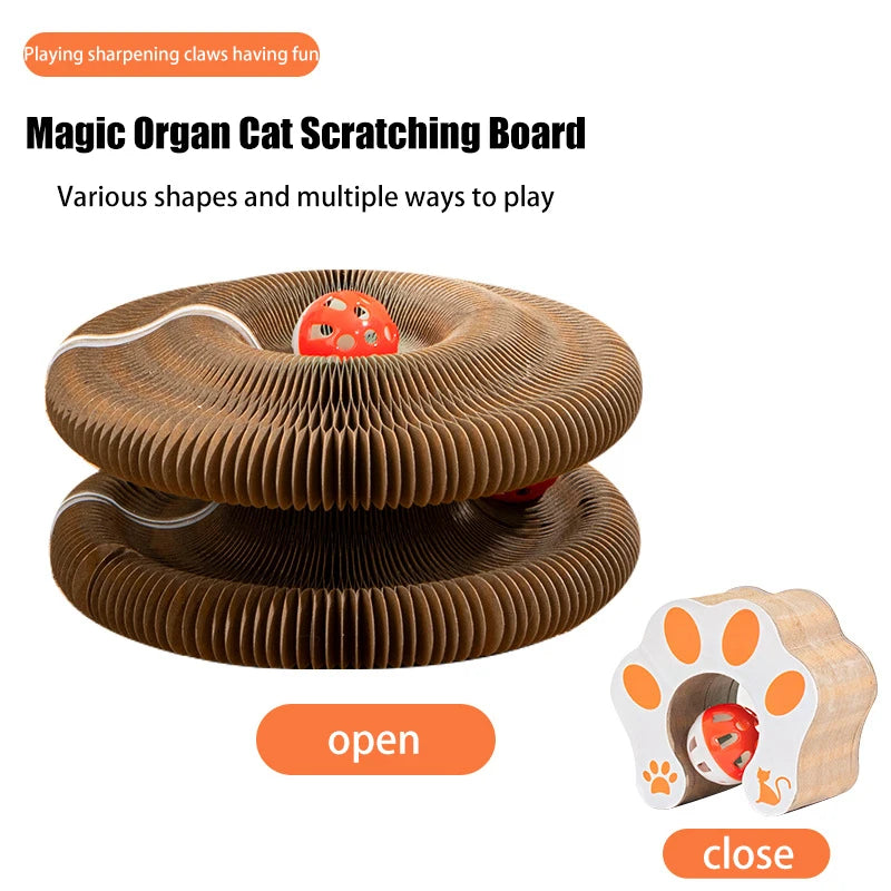 Cat Scratching Board Nest – Wear-Resistant Corrugated Paper Claw Grinder Toy