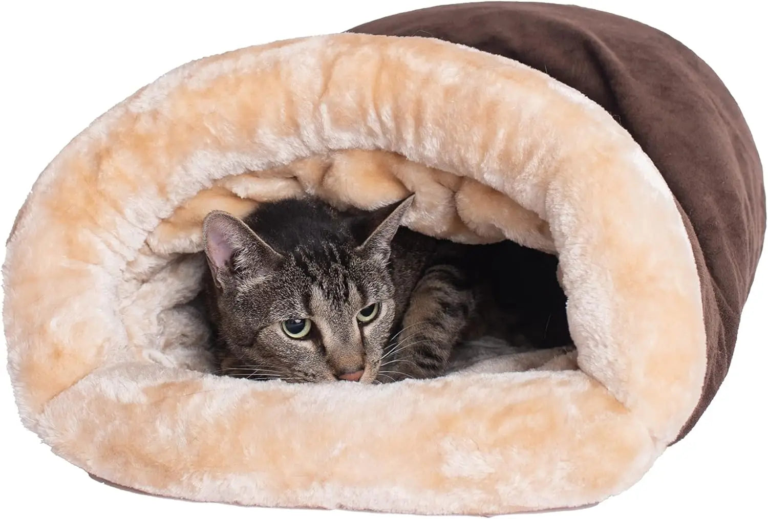 Autumn/Winter Semi-Enclosed Cat Sleeping Bag – Warm Washable