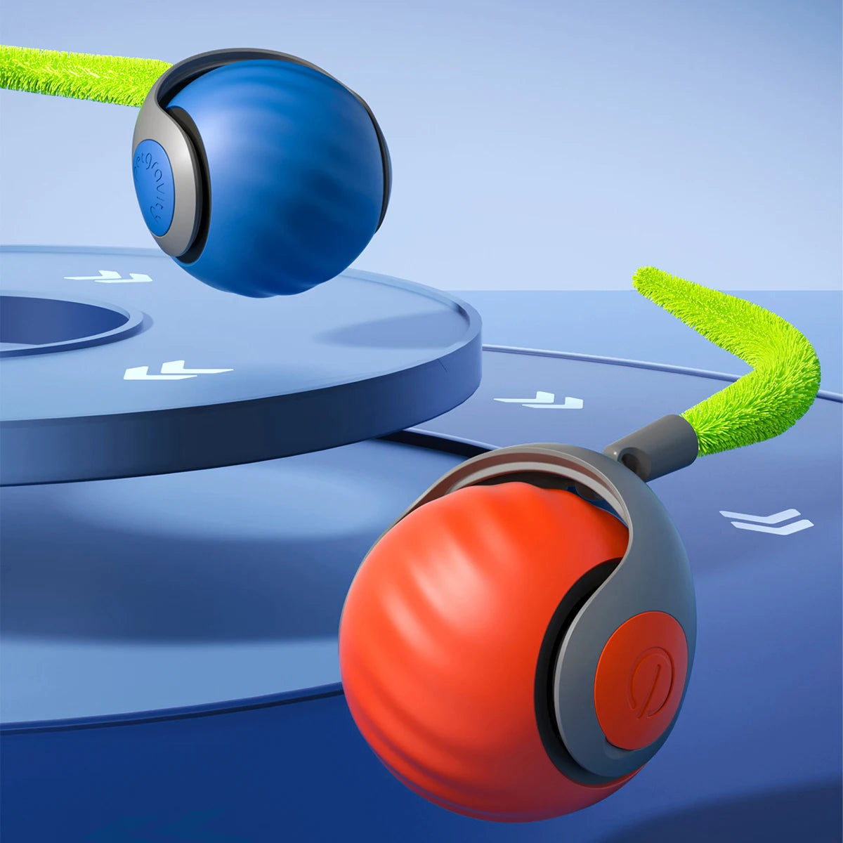 Interactive Rolling Cat Toy Ball – Small Tail Ball for Indoor & Outdoor Play