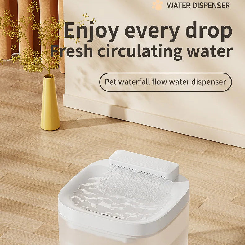 3L USB Cat Water Fountain – Automatic Filtered Dispenser with Anti-Dry Protection