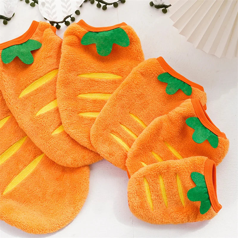 Winter Pet Coat & Vest – Soft Fleece Outfit for Small Cats