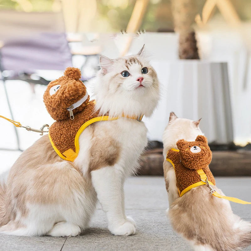 Removable Name Kitten Collar – Cute Chain Harness Accessory from the Animal Series