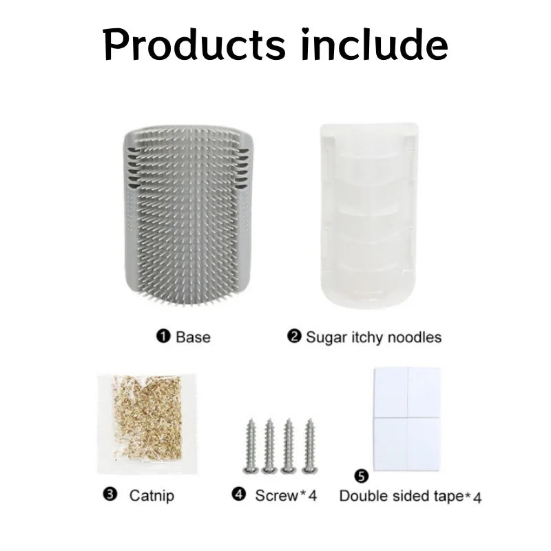 Cat Massage & Hair Removal Brush – Self-Cleaning Pet Grooming Comb